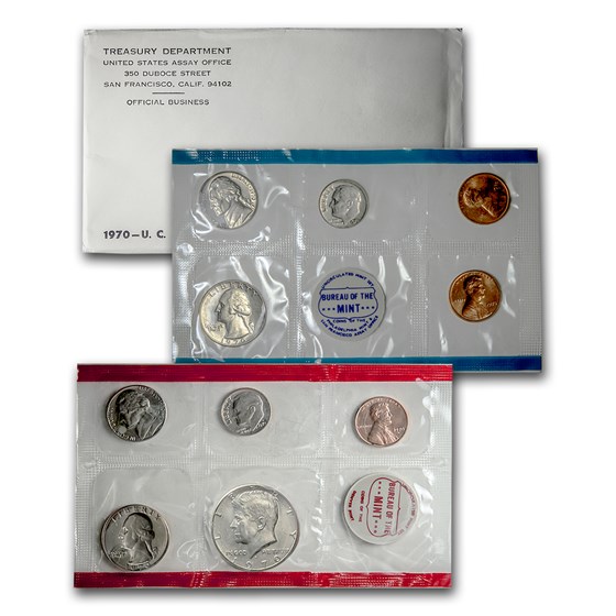1970 U.S. Mint Set - (Small Date Variety) 1970 U.S. Mint Set - (Small Date Variety)